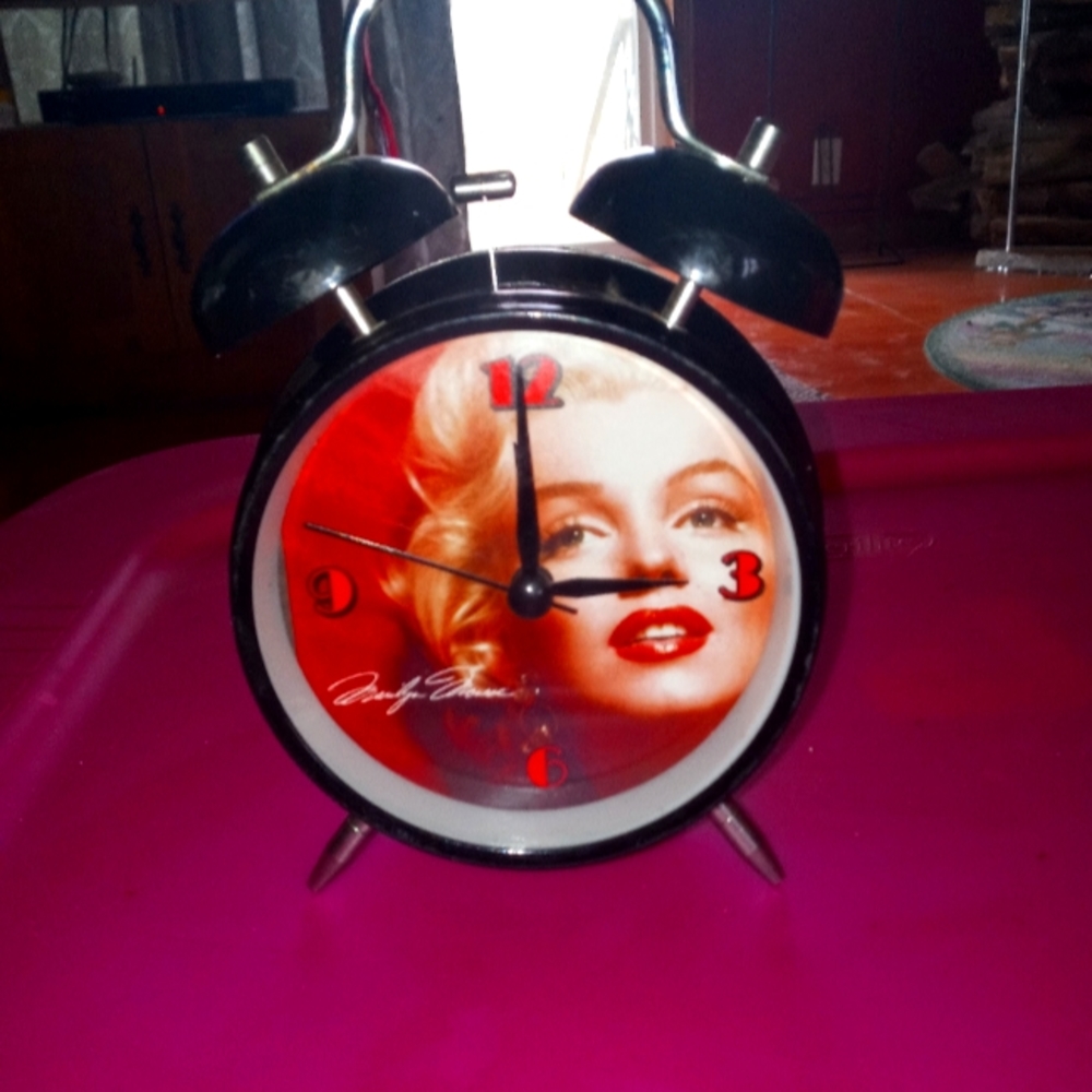 Vintage Marilyn Monroe Alarm clock